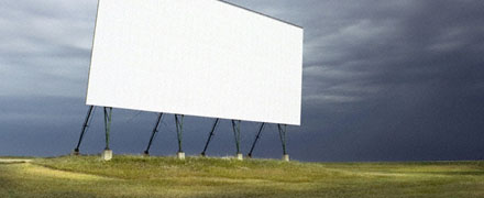 blank banner